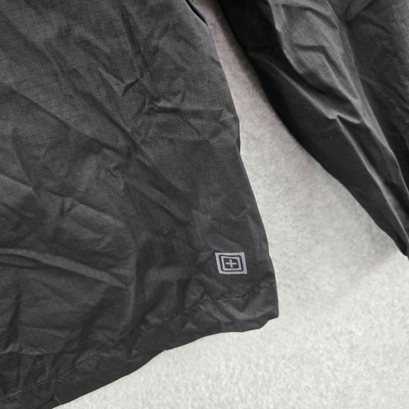 5.11‎ Men Jacket M Black Nylon Windbreaker PT-R Activewear Logo Long Sleeve - Picture 11 of 11